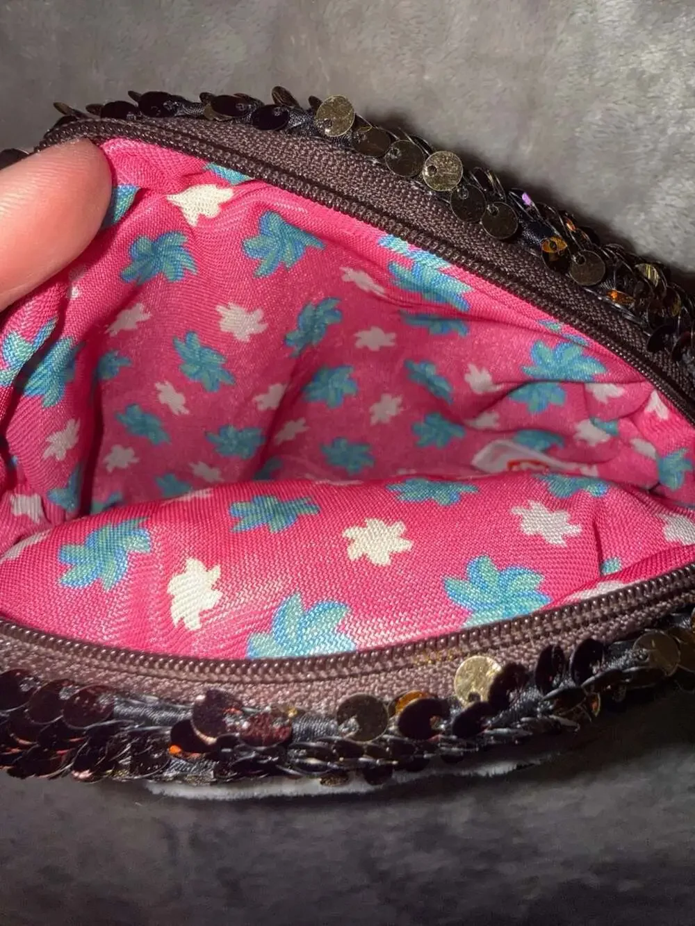 Ty Beanie Boos Sloth Sequin Crossbody Purse